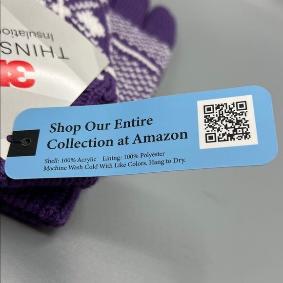 Luther Pike Seattle Knit Winter Gloves For Women Thermal Insulation - Picture 5 of 5